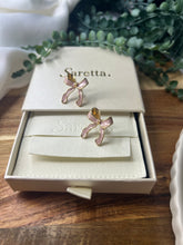 Load image into Gallery viewer, Sophia Colourful Bow Earrings