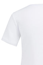 Load image into Gallery viewer, Yaya White Tee Mesh trim