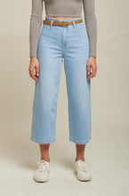 Load image into Gallery viewer, Tara Belted Wide Leg Jean
