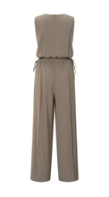 Load image into Gallery viewer, Yasmine Sleeveless Greyish Brown Jumpsuit