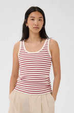 Load image into Gallery viewer, Part Two Roselyn Vest Russet Stripe *NEW