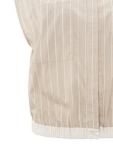 Load image into Gallery viewer, Yasmine Sleeveless Blouse with elastic hem Hummus