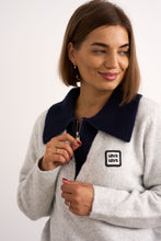 Load image into Gallery viewer, Connie Grey/Navy Knit