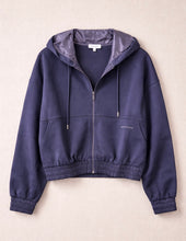 Load image into Gallery viewer, More and More Navy Zipped Sweat
