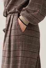 Load image into Gallery viewer, Summum Check Wide Leg Trousers