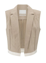 Load image into Gallery viewer, Yasmine Sleevless Cotton Jacket