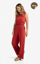 Load image into Gallery viewer, Yasmine Sleeveless Scarlet Sage Jumpsuit