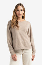 Load image into Gallery viewer, Yasmine Melange Boatneck Sweatshirt