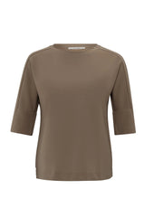 Load image into Gallery viewer, Yasmine Carribo Brown Tee