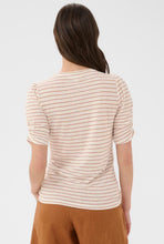 Load image into Gallery viewer, Part Two BrizettePW Tee Brown Stripe *NEW