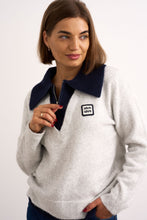 Load image into Gallery viewer, Connie Grey/Navy Knit
