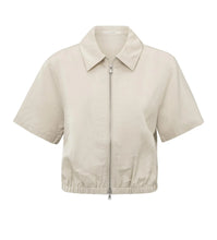 Load image into Gallery viewer, Yasmine Zip Bomber Sand