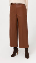 Load image into Gallery viewer, Feria Tan Faux Leather Culotte