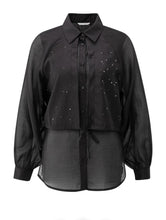 Load image into Gallery viewer, Yasmine Layered Blouse with embellishments