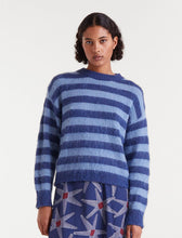 Load image into Gallery viewer, Clara Stripe Knit Blue