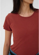 Load image into Gallery viewer, Part Two RochellePW Tee Shirt Burnt Russet *NEW