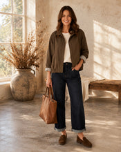 Load image into Gallery viewer, Willow Crop Trench in Chocolate
