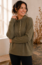 Load image into Gallery viewer, Nora Sweatshirt in Olive Green