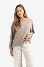 Load image into Gallery viewer, Yasmine Melange Boatneck Sweatshirt