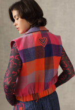 Load image into Gallery viewer, Emily Lovelock Kim Gilet Crimson