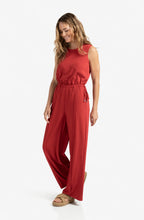 Load image into Gallery viewer, Yasmine Sleeveless Scarlet Sage Jumpsuit