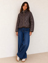 Load image into Gallery viewer, Winnie Brown Quilted Jacket