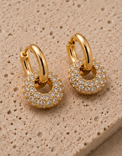 Load image into Gallery viewer, Celine convertible Hoop earrings