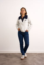 Load image into Gallery viewer, Connie Grey/Navy Knit