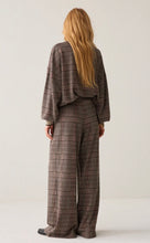 Load image into Gallery viewer, Summum Check Wide Leg Trousers
