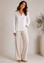 Load image into Gallery viewer, Amelia White Layering Shirt