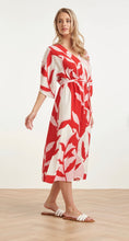 Load image into Gallery viewer, Sadie Red Print Dress