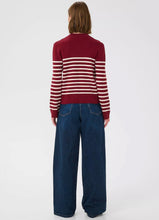 Load image into Gallery viewer, InWear Wallis Stripe Jumper Cabernet