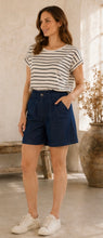 Load image into Gallery viewer, More & More Dark Denim Shorts