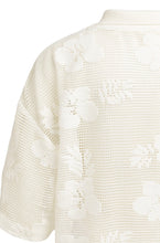Load image into Gallery viewer, Yaya Mesh Jacket with Embellishments Cream