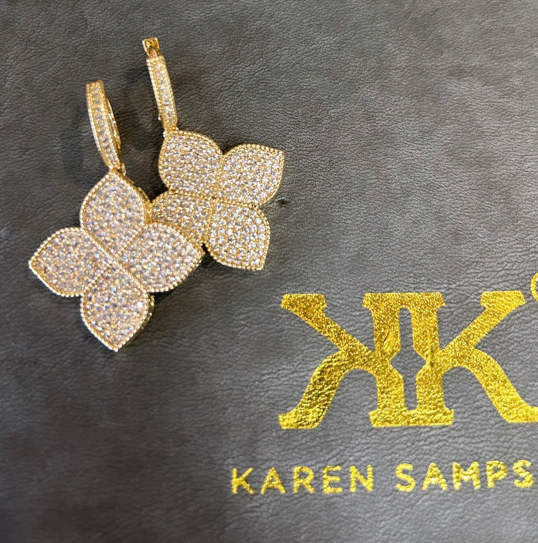Karen Sampson Gold Plated Earring