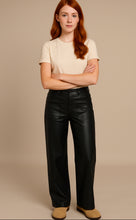 Load image into Gallery viewer, Tara Faux Leather Full Length Trouser