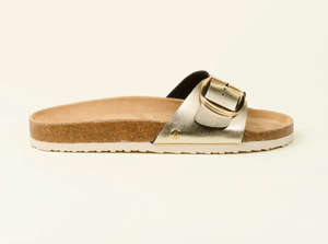 Brakeburn Gold Strap Sandal