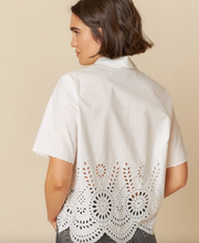 Load image into Gallery viewer, Nancy White Poplin Shirt