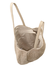 Load image into Gallery viewer, Yasmine Round Woven Tote Bag