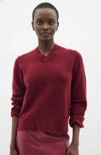 Load image into Gallery viewer, InWear Guni V Neck Cabernet