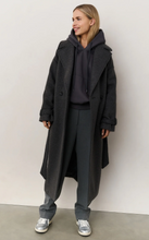 Load image into Gallery viewer, Yasmine Boucle Coat Anthracite