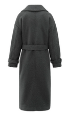 Load image into Gallery viewer, Yasmine Boucle Coat Anthracite