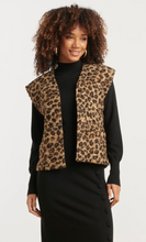 Load image into Gallery viewer, Sadie 25543 CAMEL/BLACK GILET