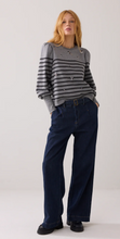 Load image into Gallery viewer, Summum Embellished Stripe Sweater