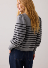 Load image into Gallery viewer, Summum Embellished Stripe Sweater