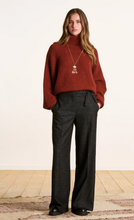 Load image into Gallery viewer, Faye Black Flecked Trouser