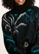 Load image into Gallery viewer, Faye Black/Petrol Knit
