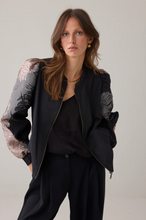 Load image into Gallery viewer, Summum Bomber Jacket Jaquard Sleeve
