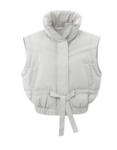 Load image into Gallery viewer, Yasmine Jacket with Zip Off Sleeves Cloud Grey