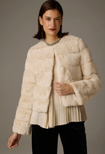 Load image into Gallery viewer, More and More Faux Fur Jacket Cream